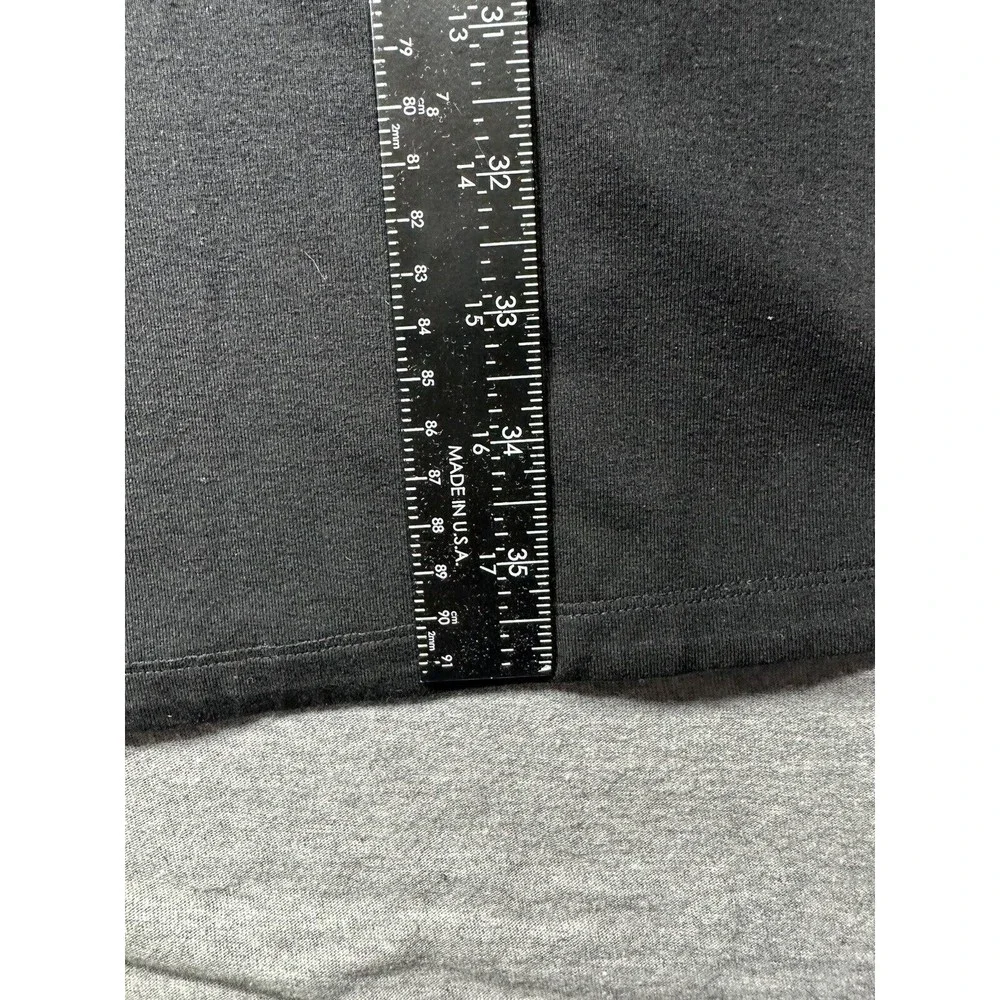 Eileen Fisher Dress Black M‎ Medium Pleated Bib A Line Stretch